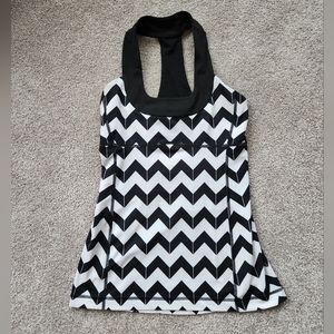Lululemon Chevron Scoop Neck Tank Top